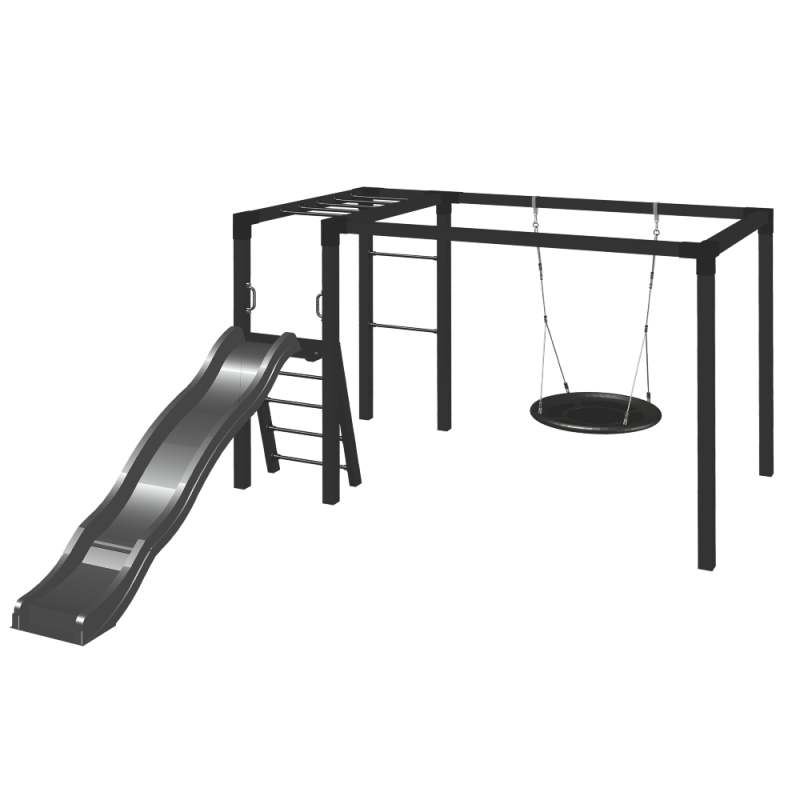 Daylife legetårn med redegynge, ribbe, armgang og rutsjebane