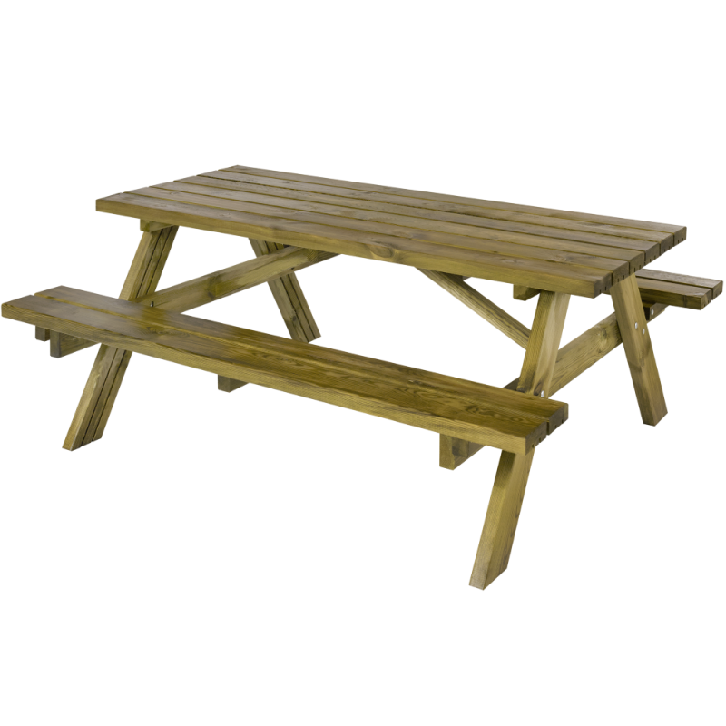 &Oslash;konomi bord-b&aelig;nkes&aelig;t 177 cm trykimpr&aelig;gneret n&aring;letr&aelig;