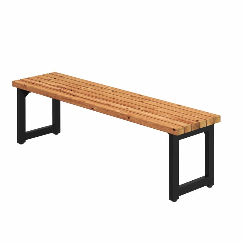 Trend Living plankeb&aelig;nk 150 cm ThermoWood&reg; fyrretr&aelig;
