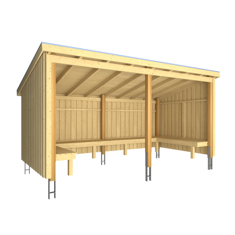 Plus Nordic b&aring;lhytte 9,5 m&sup2; - Type 1C