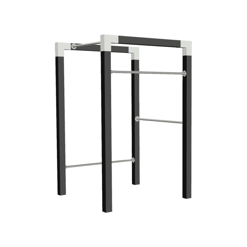 Outdoor Fitness tr&aelig;ningsstativ model 1 sort