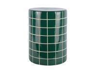 Leitmotiv Retro Tiles High sidebord &Oslash;33cm gr&oslash;n