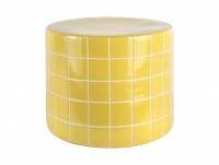Leitmotiv Retro Tiles sidebord &Oslash;42cm gul