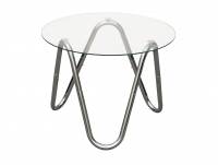 Leitmotiv Ventana sidebord &Oslash;50cm krom