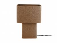 Leitmotiv Boaz Recto bordlampe 18x42cm brun