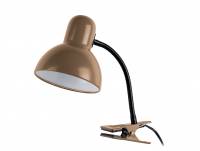 Leitmotiv klemmelampe &Oslash;14cm jern brun