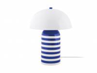 Leitmotiv bordlampe Rayado Retro &Oslash;23cm bl&aring;
