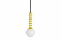 Leitmotiv Rayado Retro loftlampe &Oslash;12cm gul