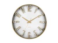 Karlsson Elevated Glam v&aelig;gur &Oslash;35,5cm metallic hvid