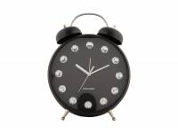 Karlsson Glam Diamonds v&aelig;kkeur 23,5x30,5x8,2cm sort