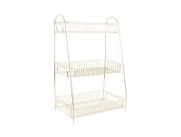 K&oslash;kkenstativ Tidy 30x45,5x20cm metal guld