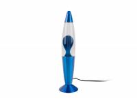 Leitmotiv Funky Rocket Lava bordlampe &Oslash;8,6cm bl&aring;