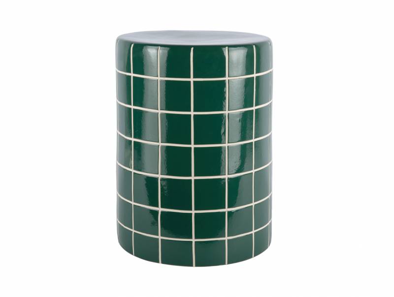 Leitmotiv Retro Tiles High sidebord &Oslash;33cm gr&oslash;n
