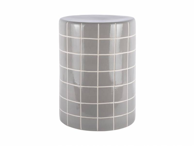 Leitmotiv Retro Tiles High sidebord &Oslash;33cm gr&aring;
