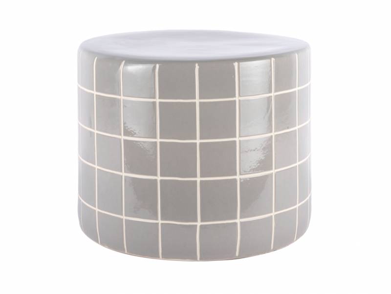 Leitmotiv Retro Tiles sidebord &Oslash;42cm gr&aring;