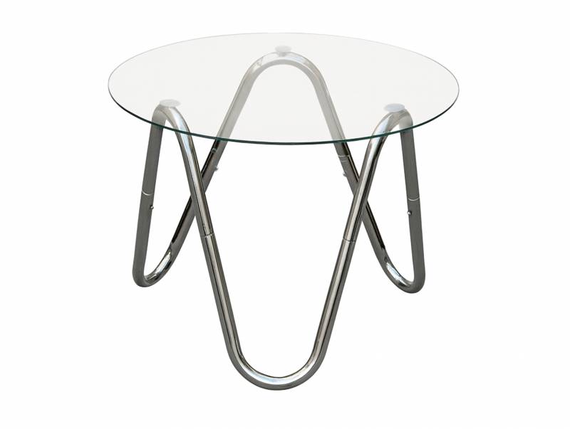 Leitmotiv Ventana sidebord &Oslash;50cm krom
