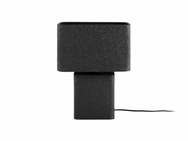 Leitmotiv Boaz Recto bordlampe 14x33cm sort