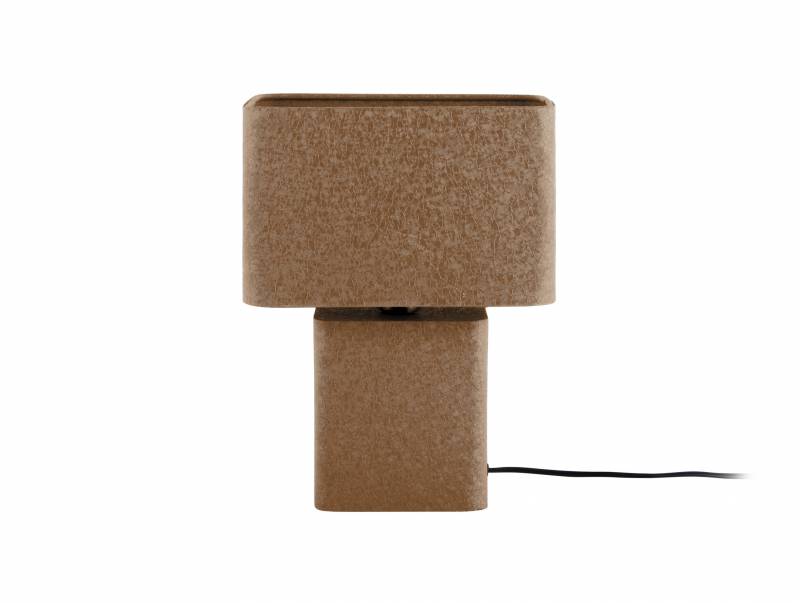 Leitmotiv Boaz Recto bordlampe 14x33cm brun