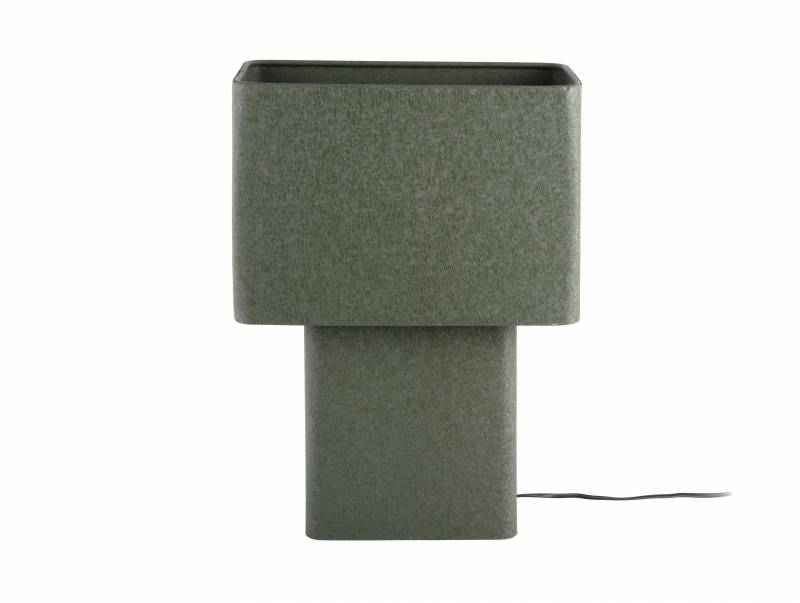 Leitmotiv Boaz Recto bordlampe 18x42cm gr&oslash;n