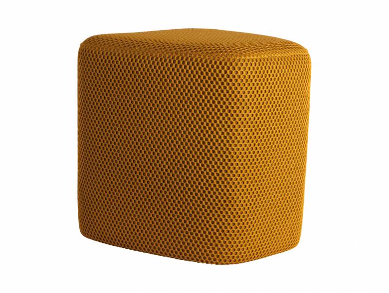 Leitmotiv Retro Mesh puf 36x36cm gul