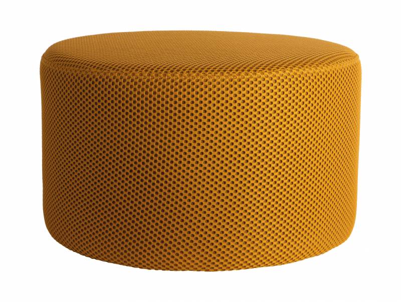 Leitmotiv Retro Mesh puf &Oslash;50cm gul