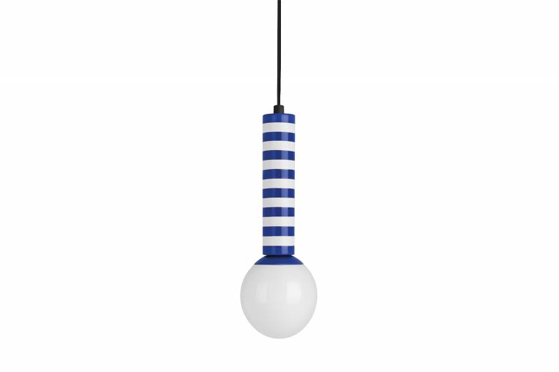 Leitmotiv Rayado Retro loftlampe &Oslash;12cm bl&aring;