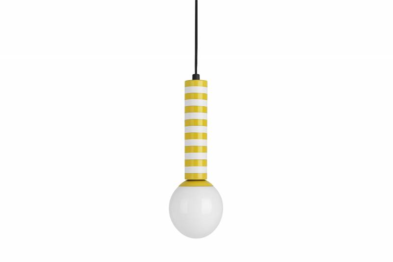 Leitmotiv Rayado Retro loftlampe &Oslash;12cm gul