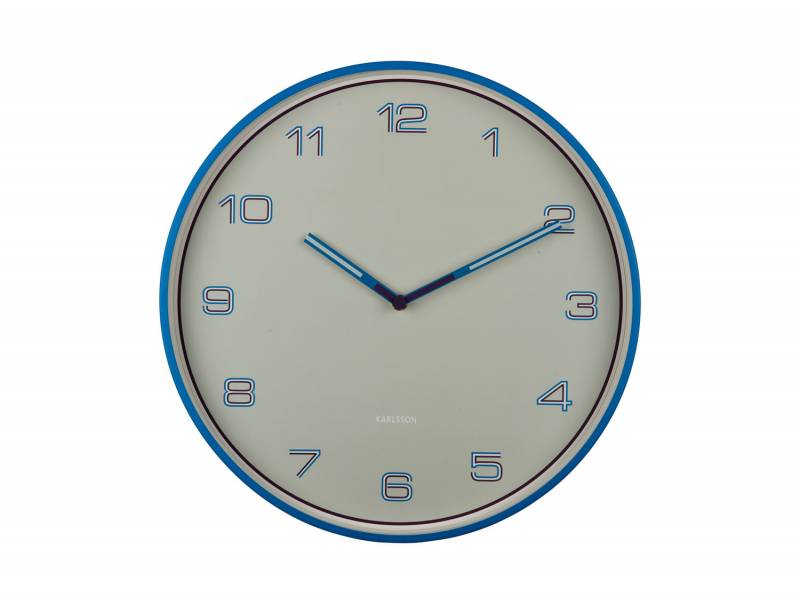 Karlsson Lined Numbers v&aelig;gur &Oslash;40cm bl&aring;