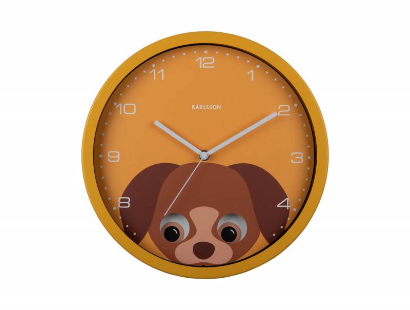 Karlsson Peekaboo Dog v&aelig;gur &Oslash;30,8cm gul