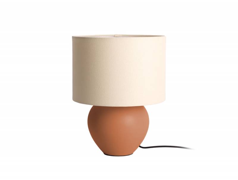 Leitmotiv Alma Cone bordlampe &Oslash;25cm keramik karamelbrun