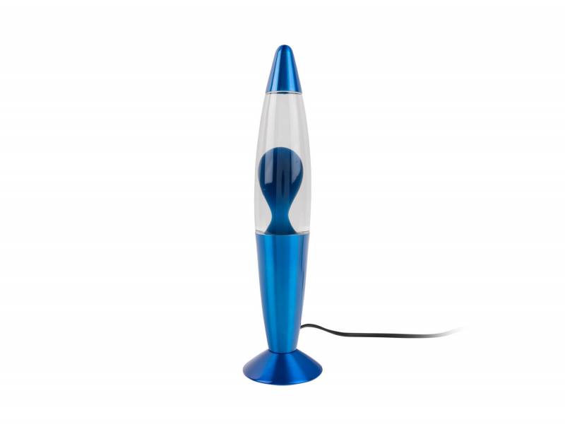 Leitmotiv Funky Rocket Lava bordlampe &Oslash;8,6cm bl&aring;