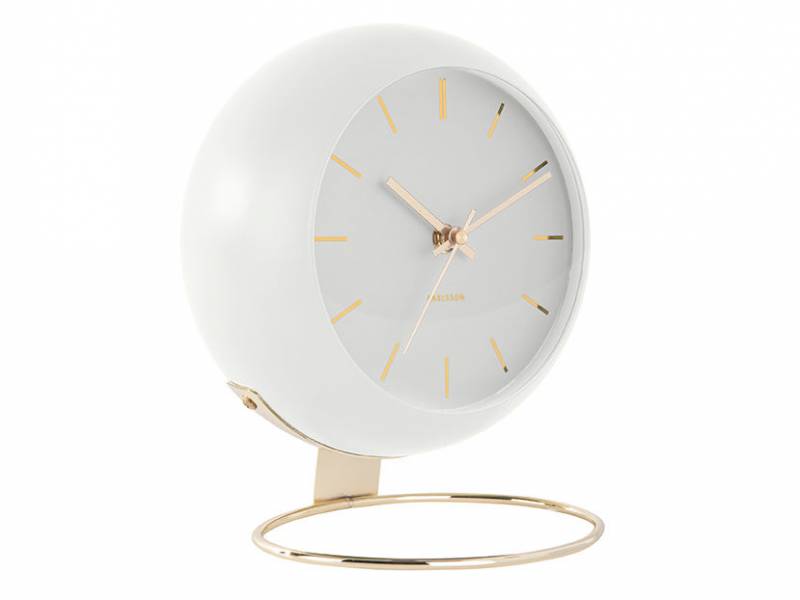 Karlsson Globe bordur &Oslash;21cm hvid