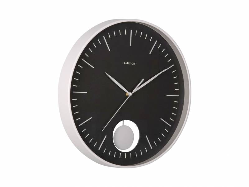 Karlsson Grato Pendulum v&aelig;gur &Oslash;40,5cm sort
