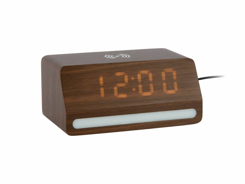 Karlsson Retro v&aelig;kkeur med LED-lys i MDF m&oslash;rk brun