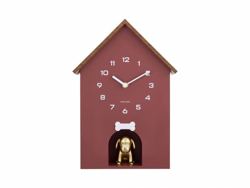 Karlsson Dog House v&aelig;gur 26,5x36,5cm r&oslash;d