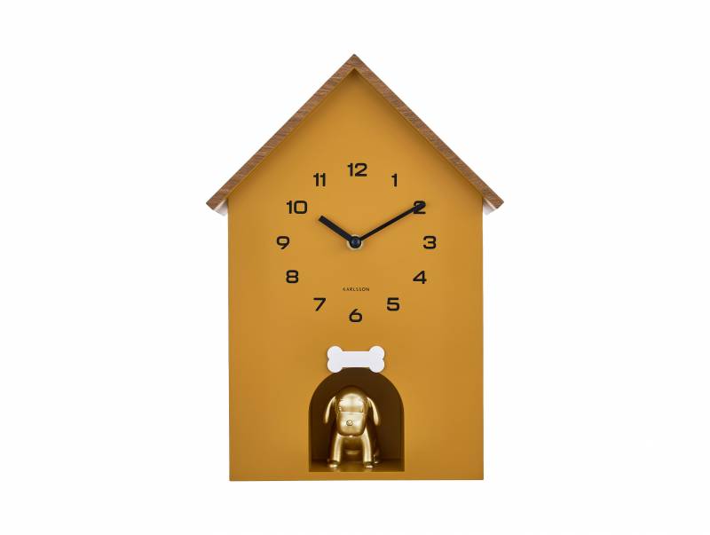 Karlsson Dog House v&aelig;gur 26,5x36,5cm gul