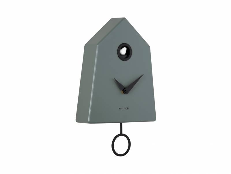 Karlsson Grafico Cuckoo v&aelig;gur 21,5x35,5cm gr&oslash;n