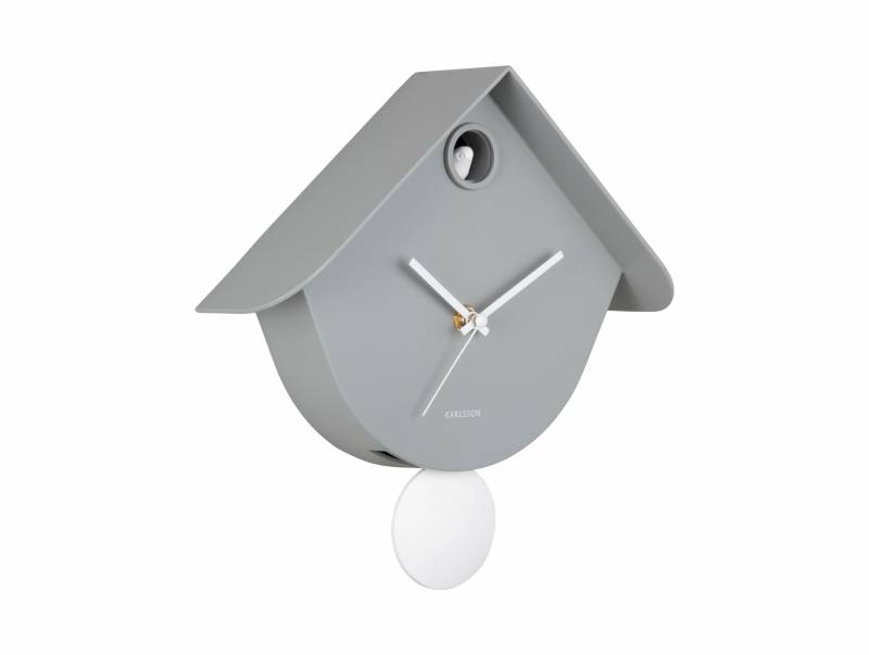 Karlsson Cool Retro Cuckoo v&aelig;gur 25,5x25,8x7,5cm gr&aring;