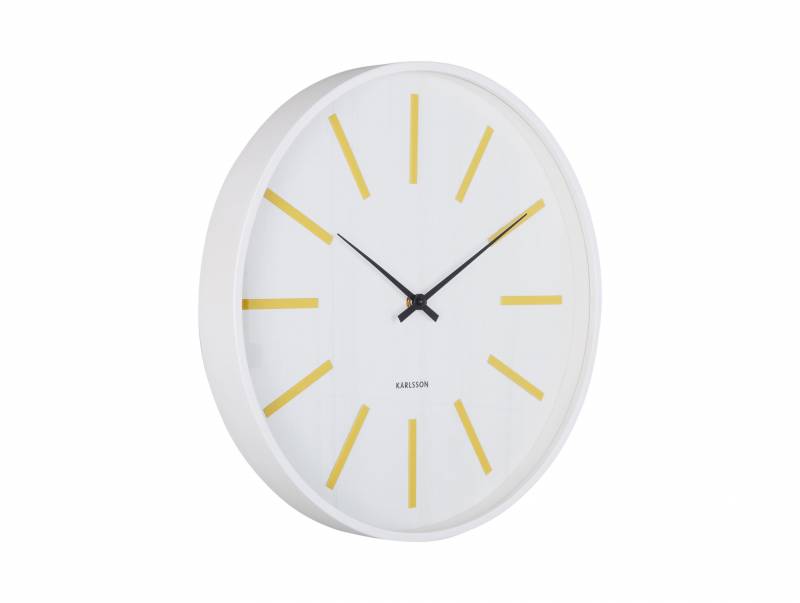 Karlsson Arruga Retro v&aelig;gur &Oslash;40cm krydsfiner gul