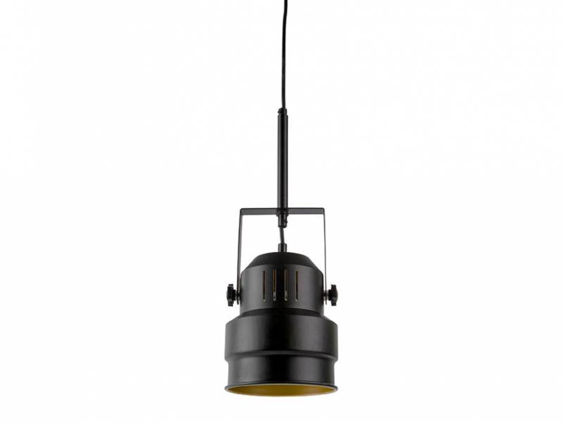 Leitmotiv Studio loftlampe jern &Oslash;15cm sort