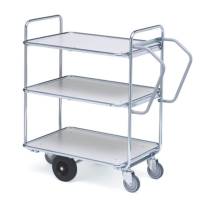 Plukvogn med 3 hylder 1110x620x1530mm