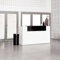 Libra Receptionsskranke komplet med skrivebord 173 cm hvid