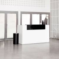 Libra Receptionsskranke med hæve-sænkebord 173 cm hvid