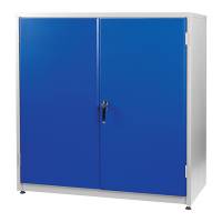 Værkstedsskab GBP 1070x1020x540mm med blå døre