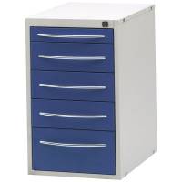 Værksted skuffesektion GBP 600x375x485mm med 5 skuffer