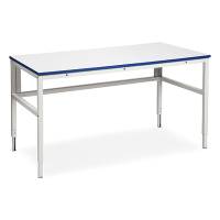 Arbejdsbord H-stativ med 24mm bordplade 1500x800mm