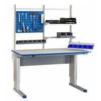 Ergomulti arbejdsbord model 2 elektrisk justerbart 1500x800mm
