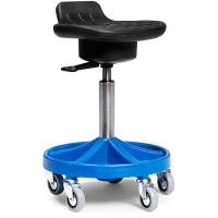 Arbejdsstol All-round V-Matic 530-710mm med hjul blå