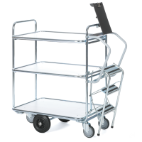 Plukvogn med 3 hylder 1110x620x1530mm