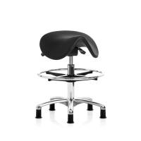 Legolas arbejdsstol 550-730mm med PU-skum, fodring og glidesko